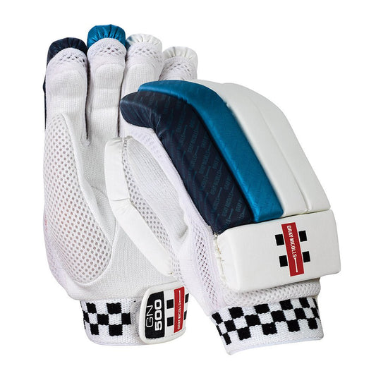 GRAY - NICOLLS 500 CRICKET BATTING GLOVES NAVY - Acrux Sports