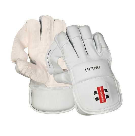 GRAY - NICOLLS LEGEND WICKET KEEPING GLOVES - Acrux Sports