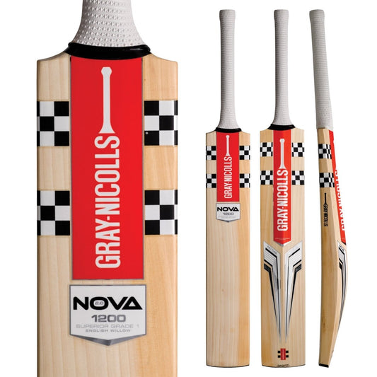 GRAY - NICOLLS NOVA 2.0 750 CRICKET BAT WITH GN 'PLAY NOW' - Acrux Sports