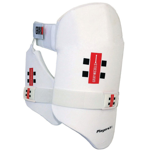 GRAY - NICOLLS PLAYERS XI COMBO THIGH GUARD - Acrux Sports