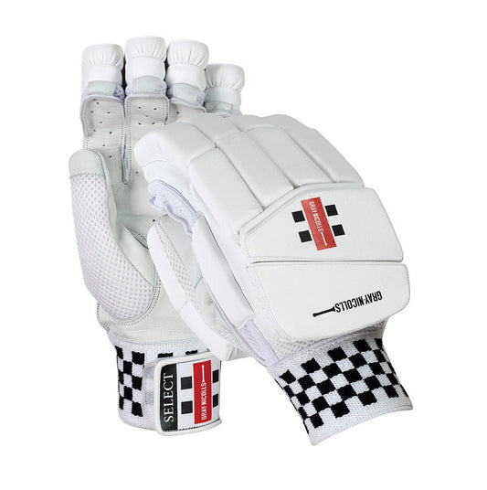 GRAY - NICOLLS SELECT CRICKET BATTING GLOVES - Acrux Sports