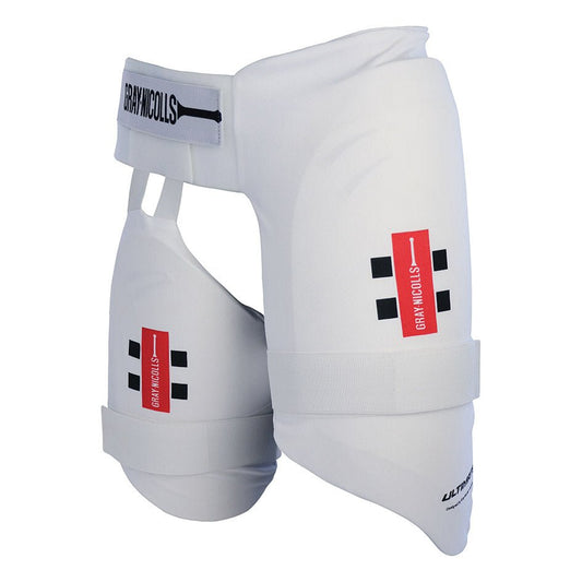 GRAY - NICOLLS ULTIMATE COMBO THIGH GUARD - Acrux Sports