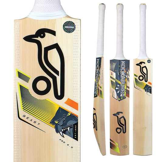 KOOKABURRA BEAST PRO 6.0 ENGLISH WILLOW CRICKET BAT JUNIOR - Acrux Sports