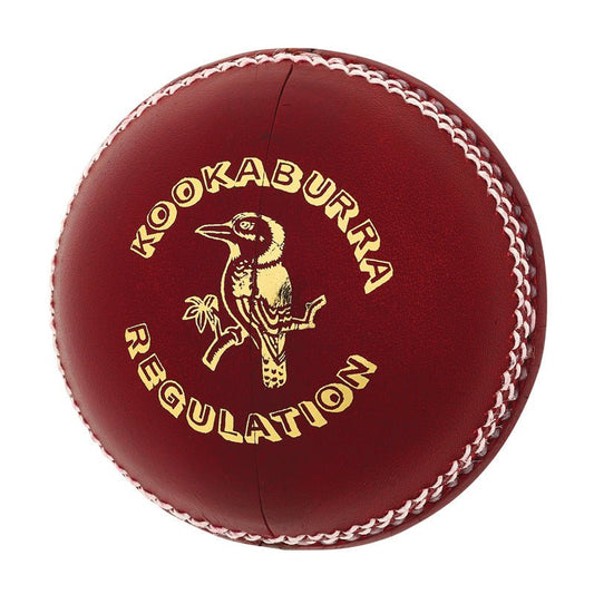 KOOKABURRA REGULATION 4 PIECE CRICKET BALLS RED, STAMPED - Acrux Sports