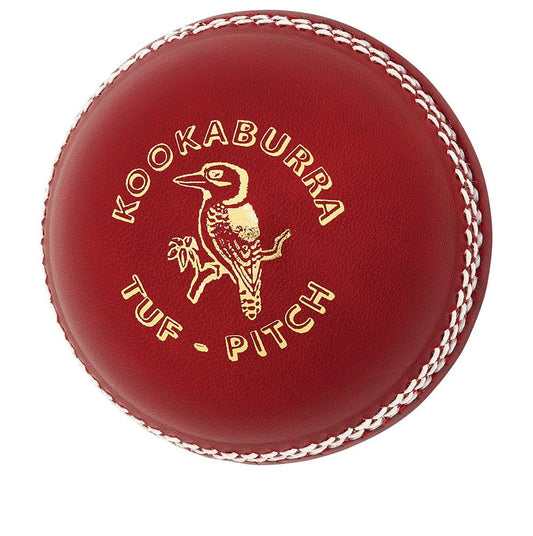 KOOKABURRA TUF PITCH 2 PIECE CRICKET BALLS RED - Acrux Sports