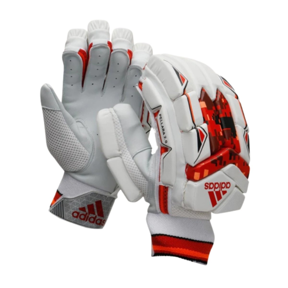 Adidas Pellara 2.0 Red Cricket Batting Gloves - Acrux Sports