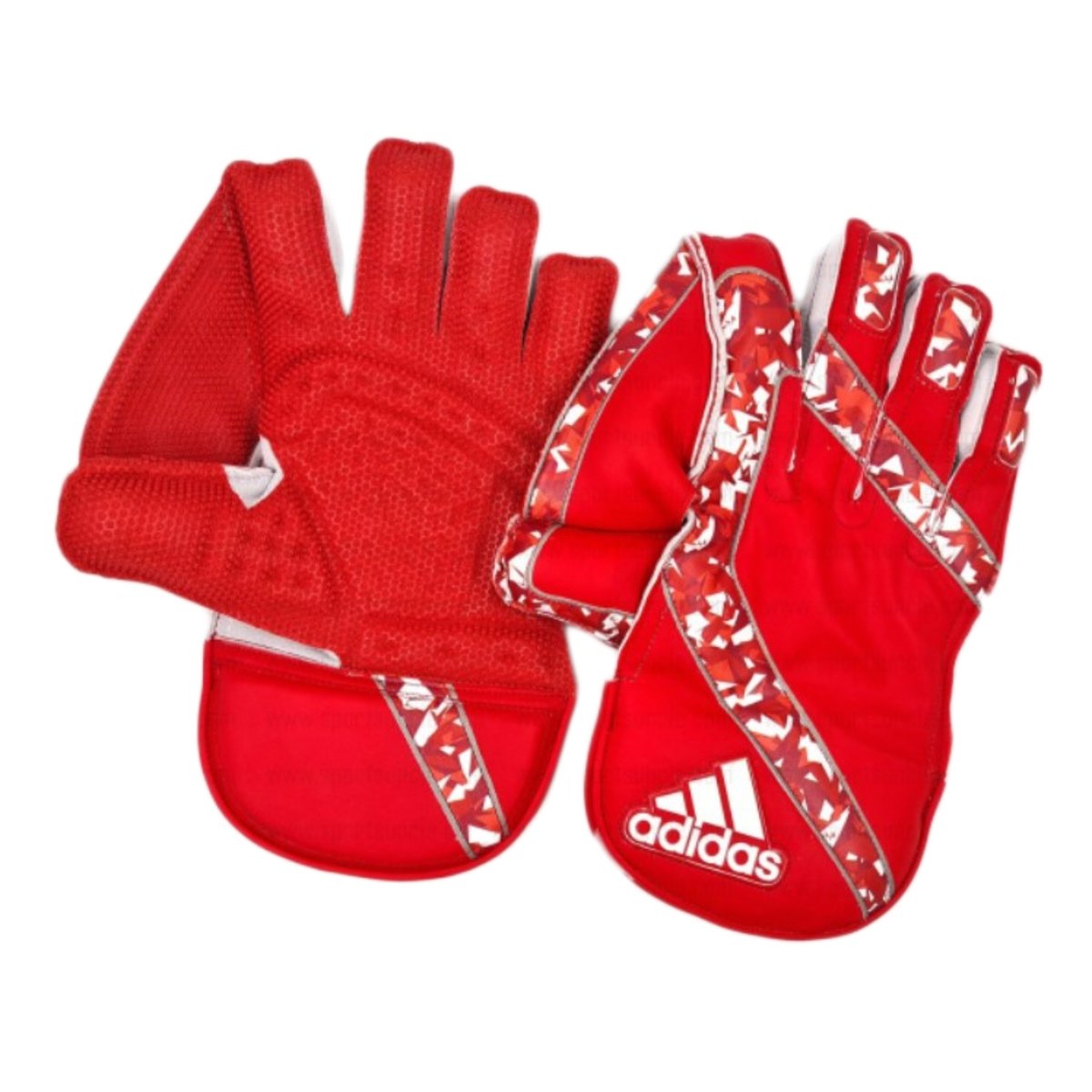 Adidas Pellara 3.0 Red Cricket Wicket Keeping Gloves - Acrux Sports
