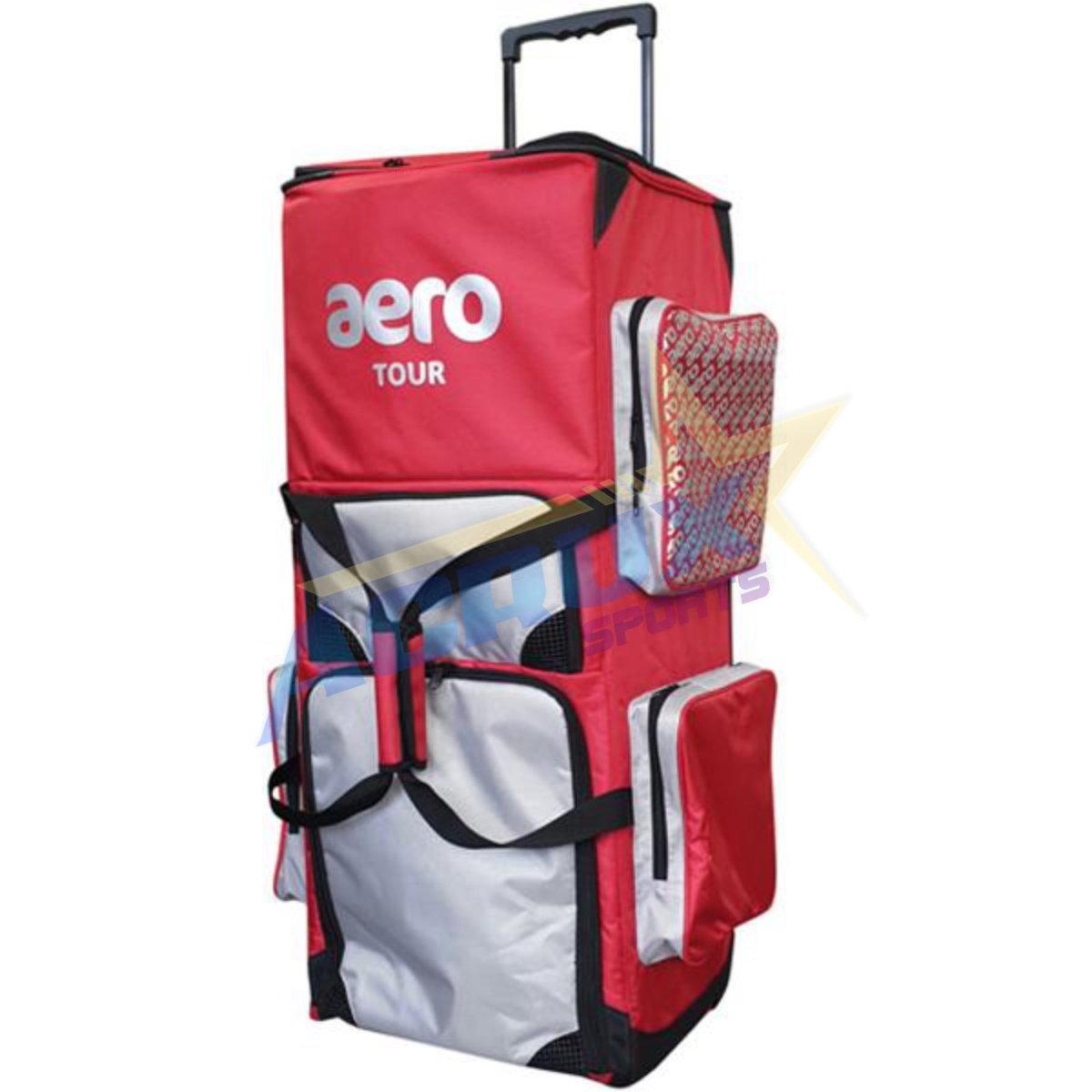 Aero Standup Tour Cricket Kit Bag with Wheels.