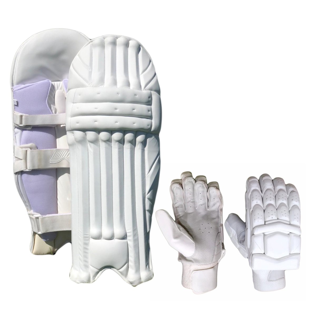 Cricket Batting Gloves BL-09 + Clean Skin Batting Pads Combo