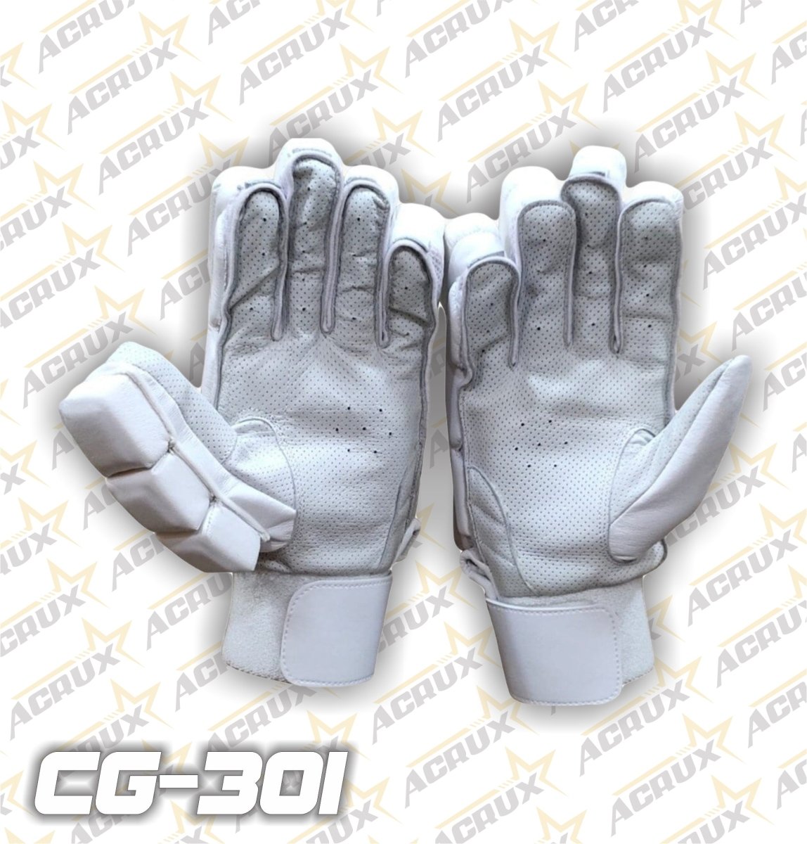 Cricket Batting Gloves CG-301 +Clean Skin Batting Pads Combo - Acrux Sports
