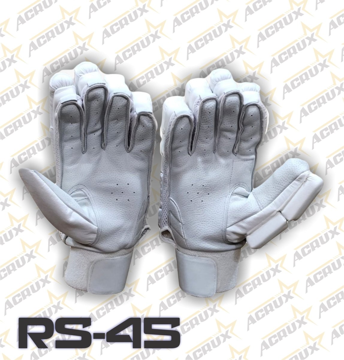 Cricket Batting Gloves RS-45 + Clean Skin Batting Pads Combo