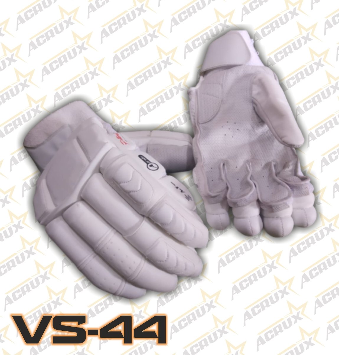 Cricket Batting Gloves SW-05 +Clean Skin Batting Pads Combo - Acrux Sports