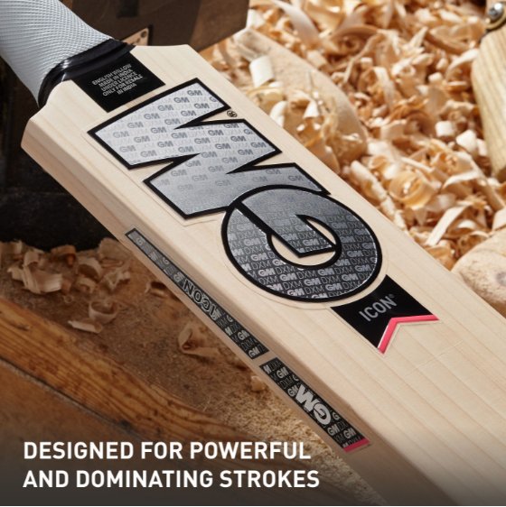 GM Icon 404 English Willow Cricket Bat - Acrux Sports