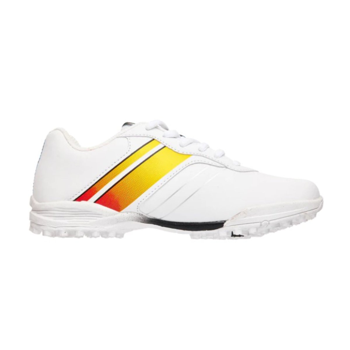 Kookaburra Pro 5.0 Rubber Cricket Shoes - White/ Yellow/ Red - Acrux Sports