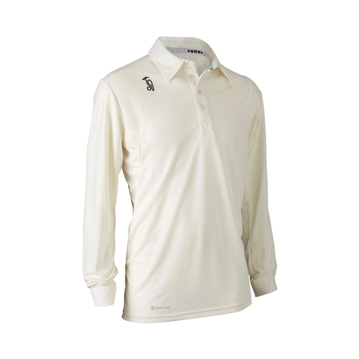 Kookaburra Pro Active Full Sleeve Cricket Shirt Cream - Acrux Sports