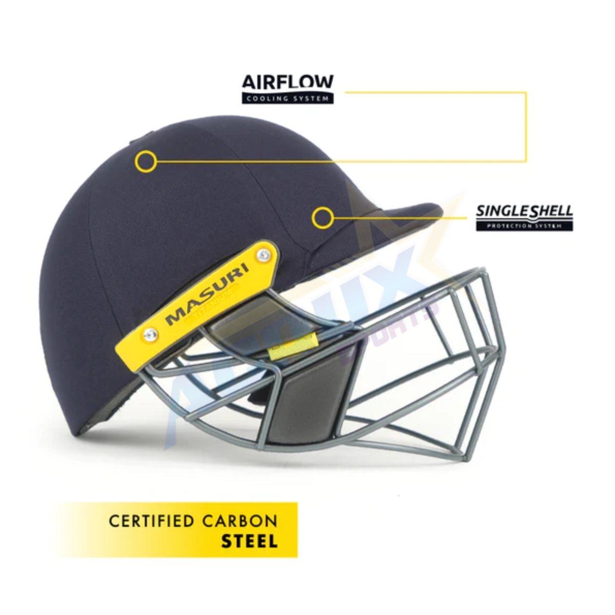 Masuri T Line Steel Senior Cricket Helmet