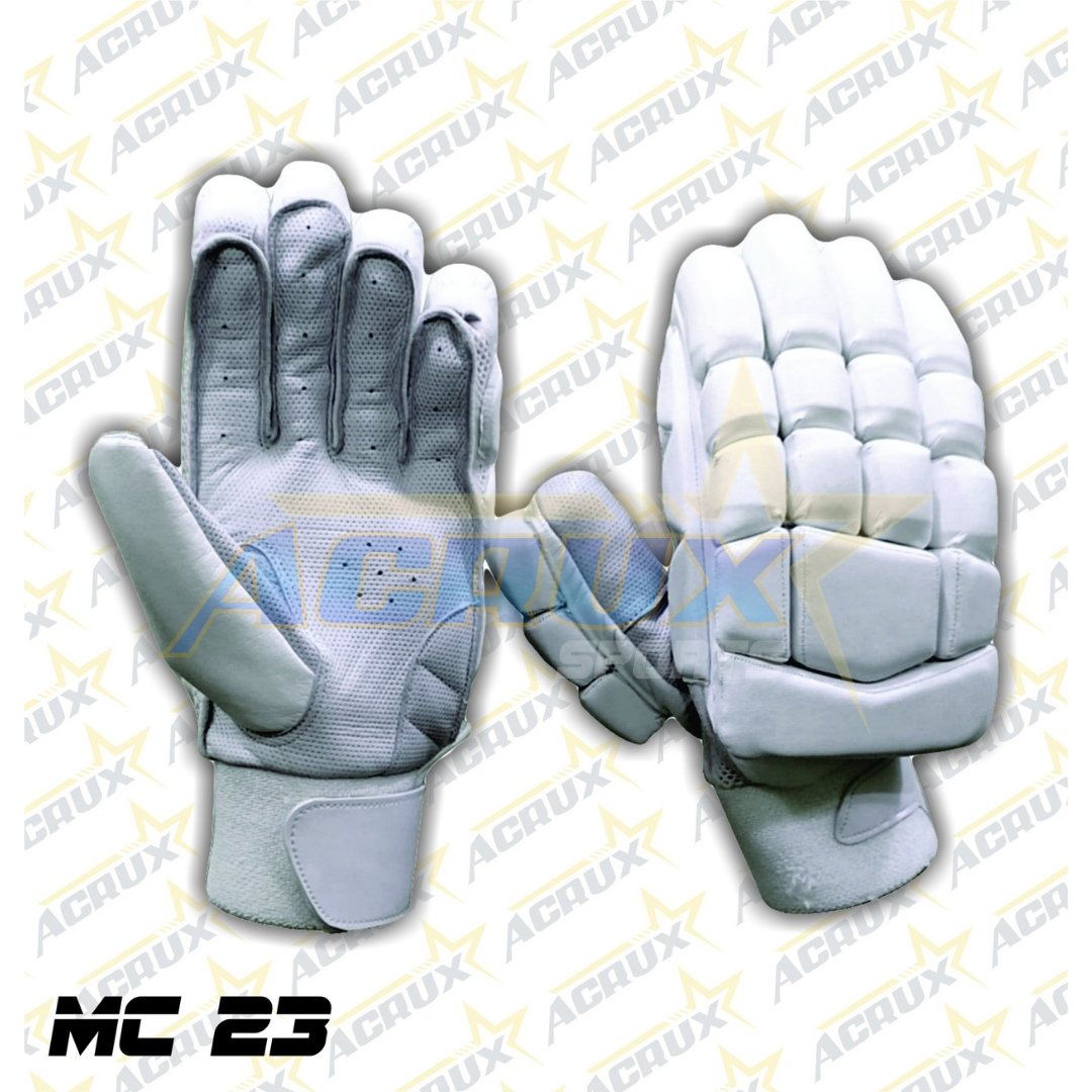 MC 23 Top Range Cricket Batting Gloves Pittard Palm.