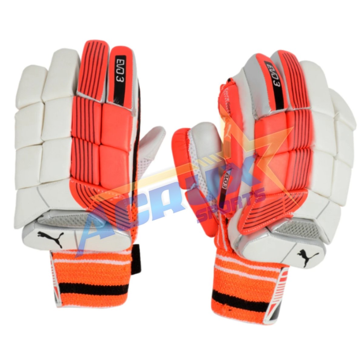 Puma Evo 3 Cricket Batting Gloves Junior.