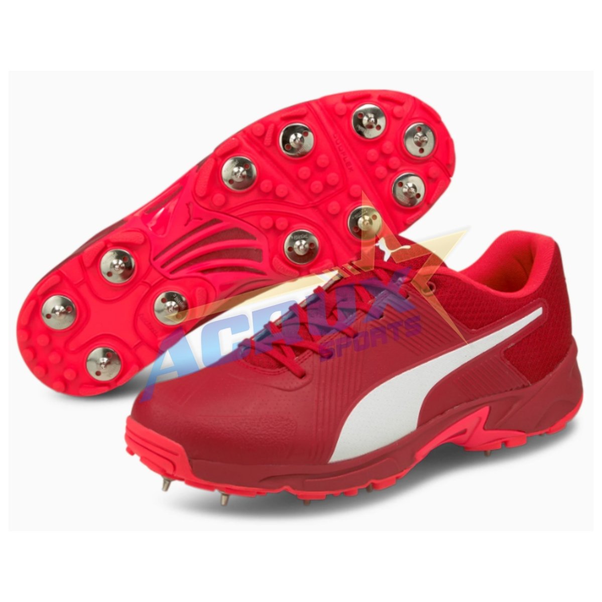 Puma One8 19.2 Cricket Shoes With Steel Spikes.