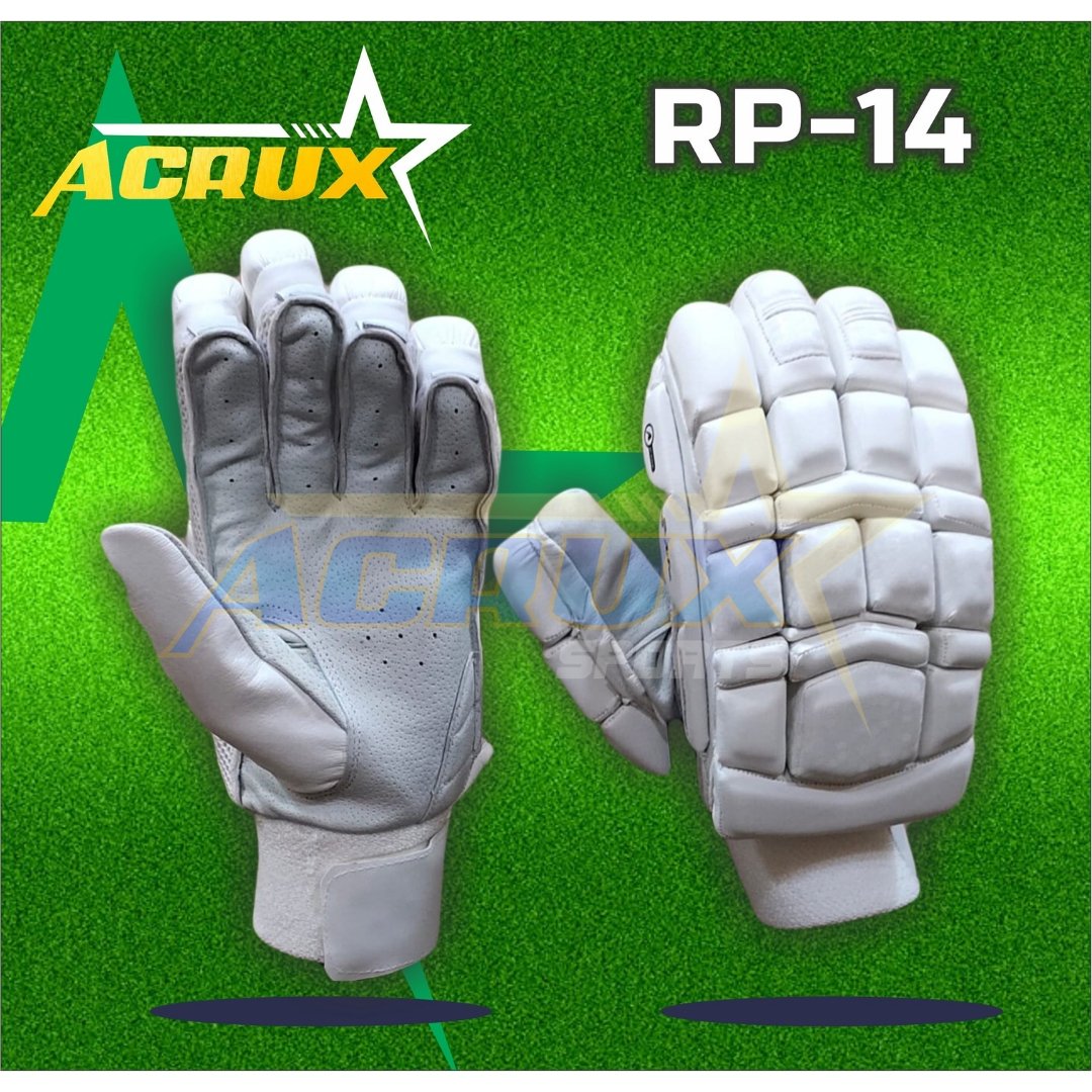 RP 14 Top Range Cricket Batting Gloves Pittard Palm.