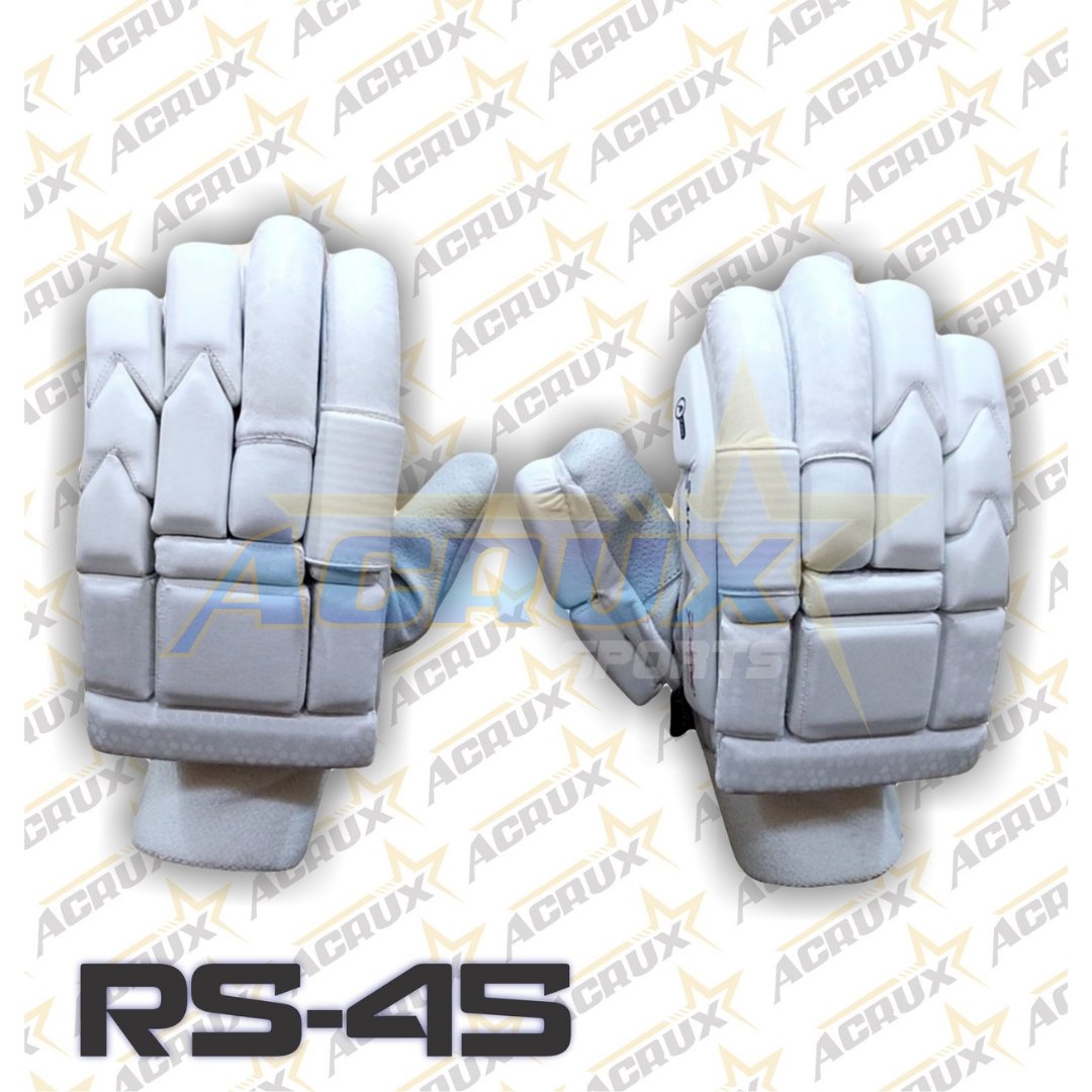 RS 45 Fusion Style Cricket Batting Gloves Pittard Palm.