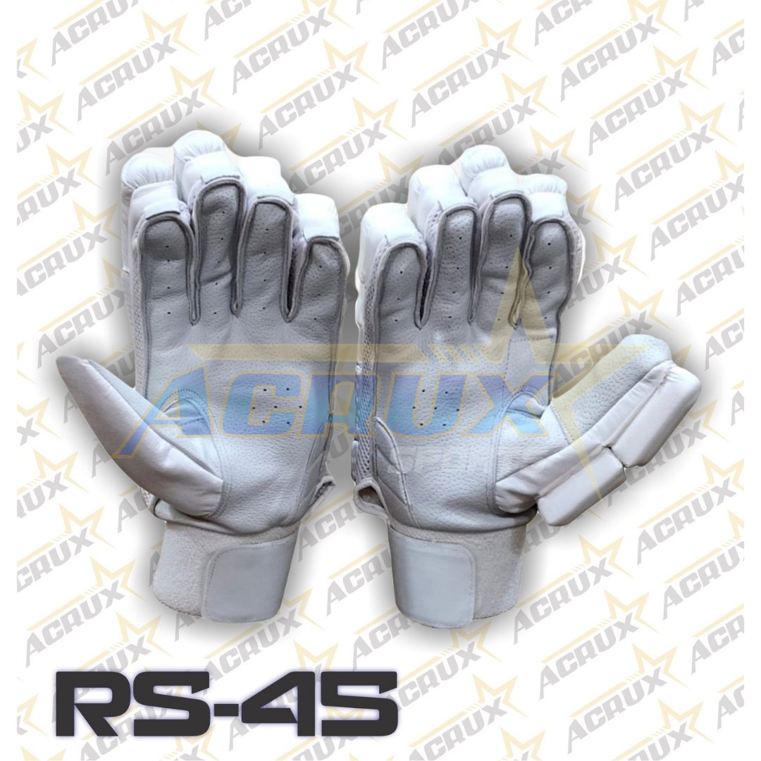 RS 45 Fusion Style Cricket Batting Gloves Pittard Palm.