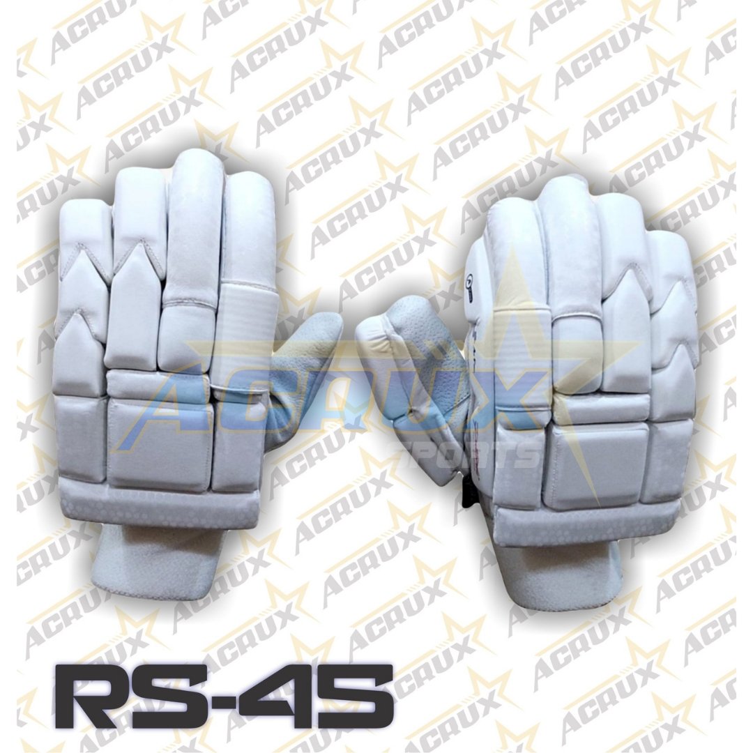 RS 45 Fusion Style Junior Cricket Batting Gloves Pittard Palm.