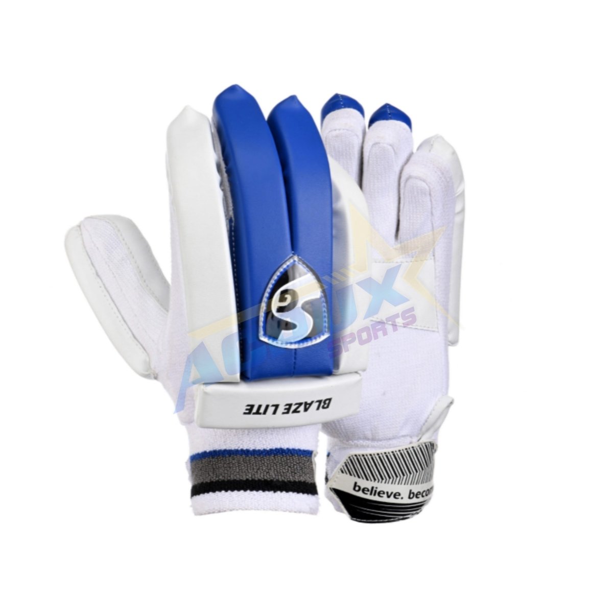 SG Blaze Lite Junior Cricket Batting Gloves.