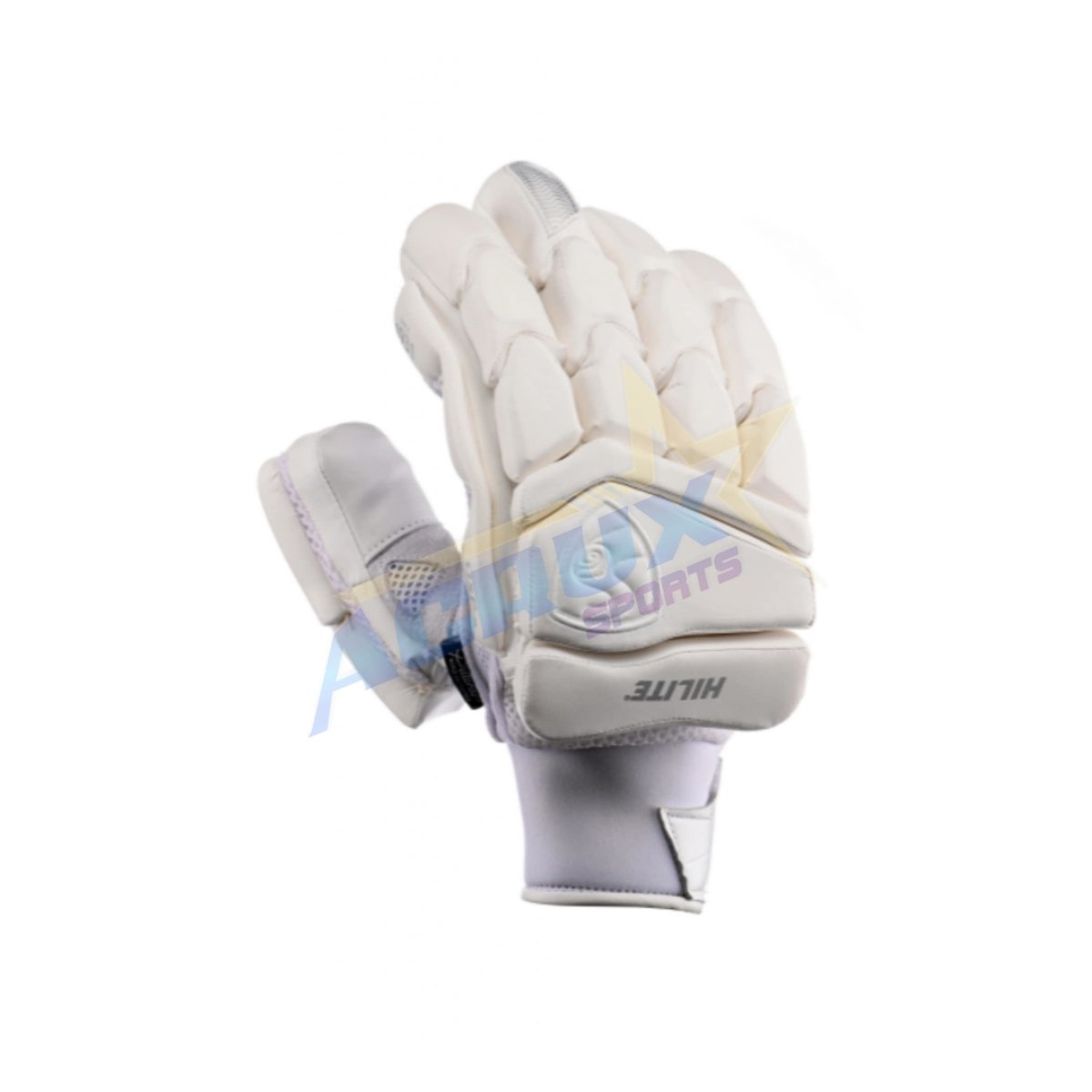 SG Hilite White Cricket Batting Gloves.