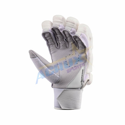 SG Hilite White Cricket Batting Gloves.