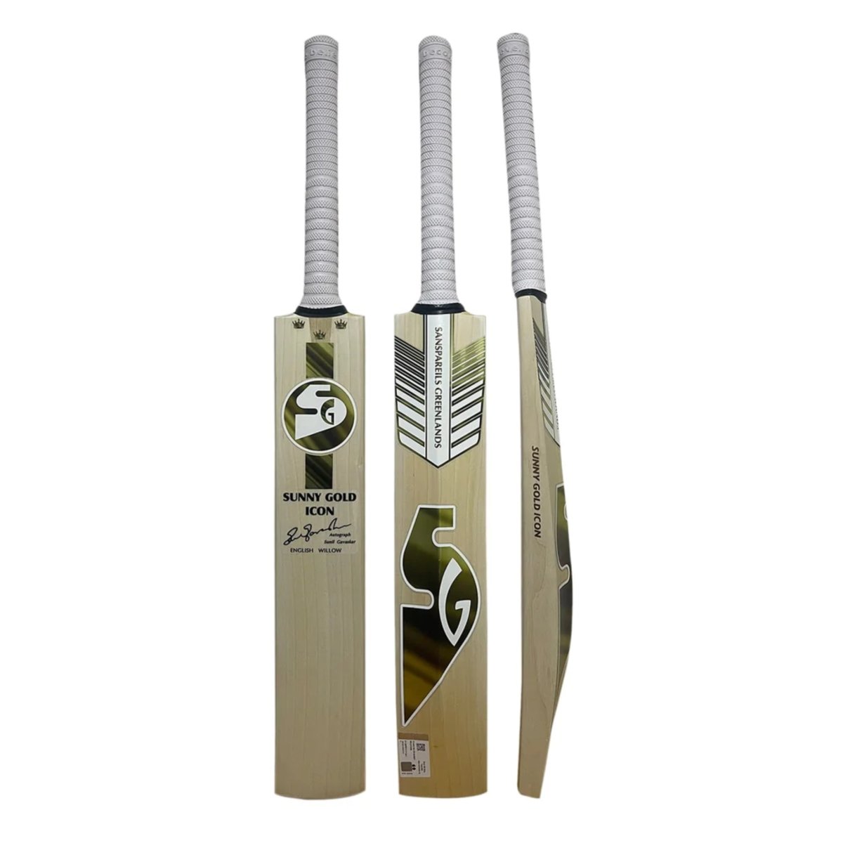 SG Sunny Gold Icon English Willow Cricket Bat - Acrux Sports