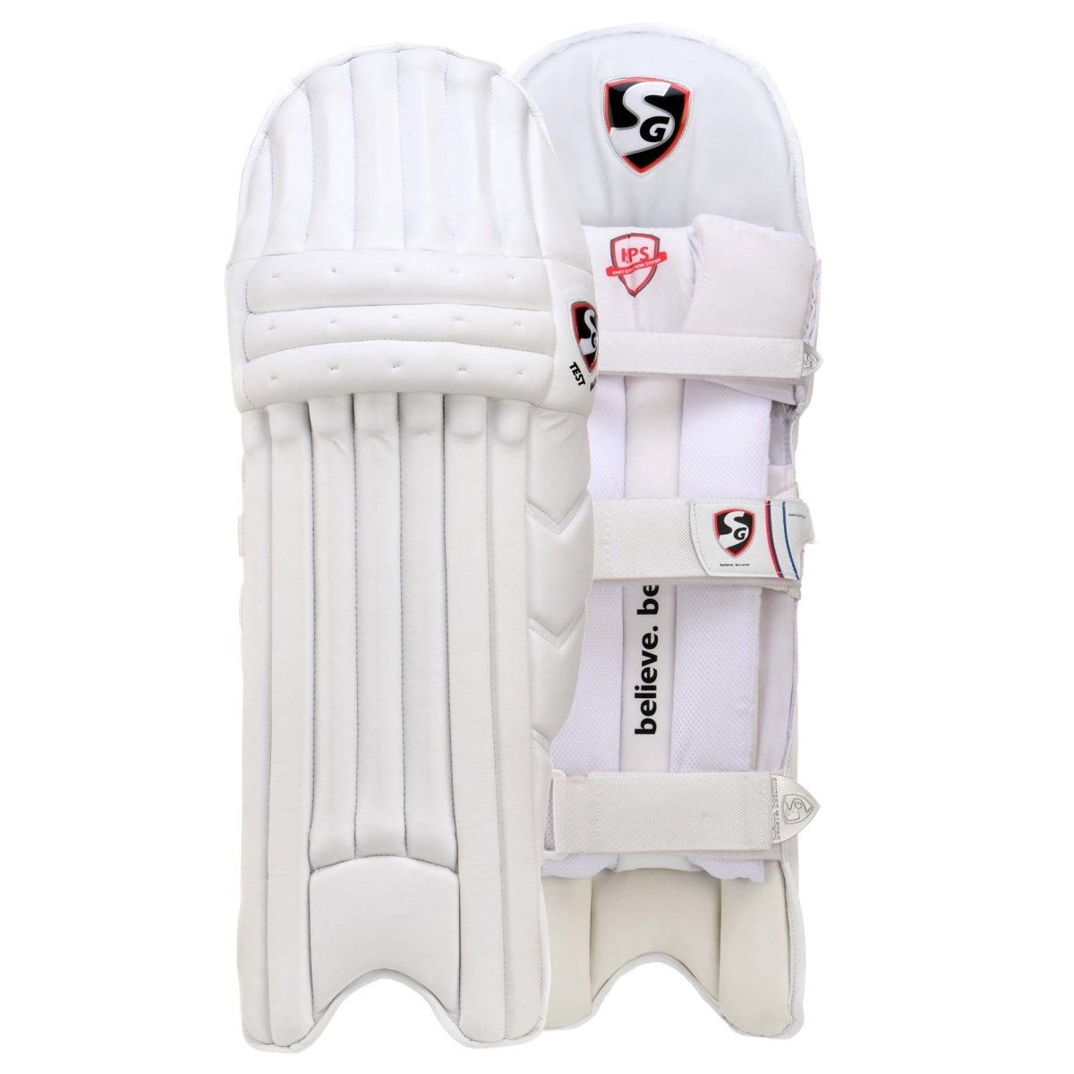 SG Test White Cricket Batting Pads.