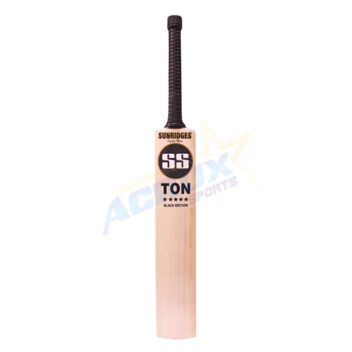 SS Retro Classic Black Edition English Willow Cricket Bat - Acrux Sports