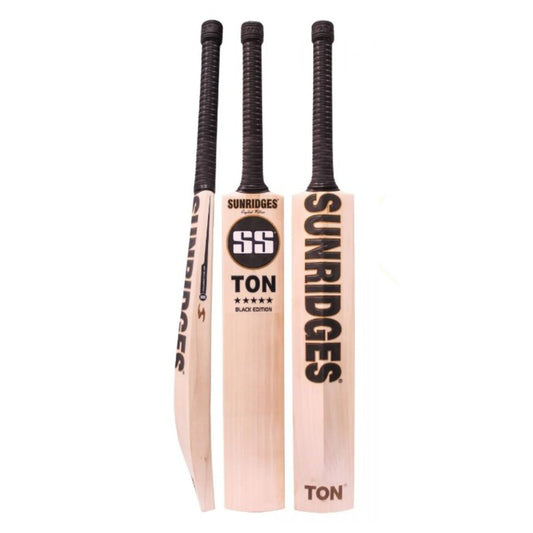 SS Retro Classic Black Edition English Willow Cricket Bat - Acrux Sports